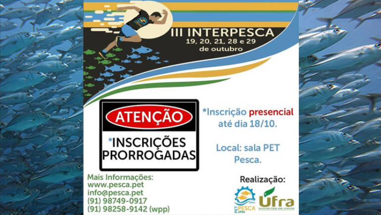 Inscrições presenciais – INTERPESCA