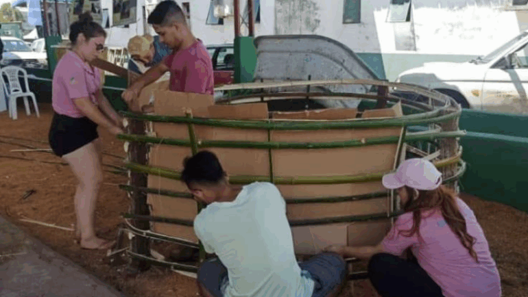 Curso de elaboração de tanque de bambu realizado com sucesso!
